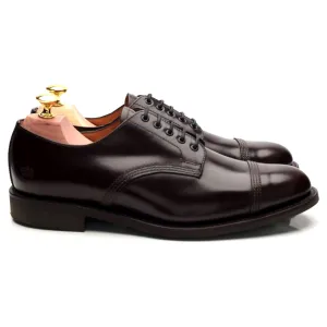 '1128' Burgundy Leather Derby UK 7.5 F