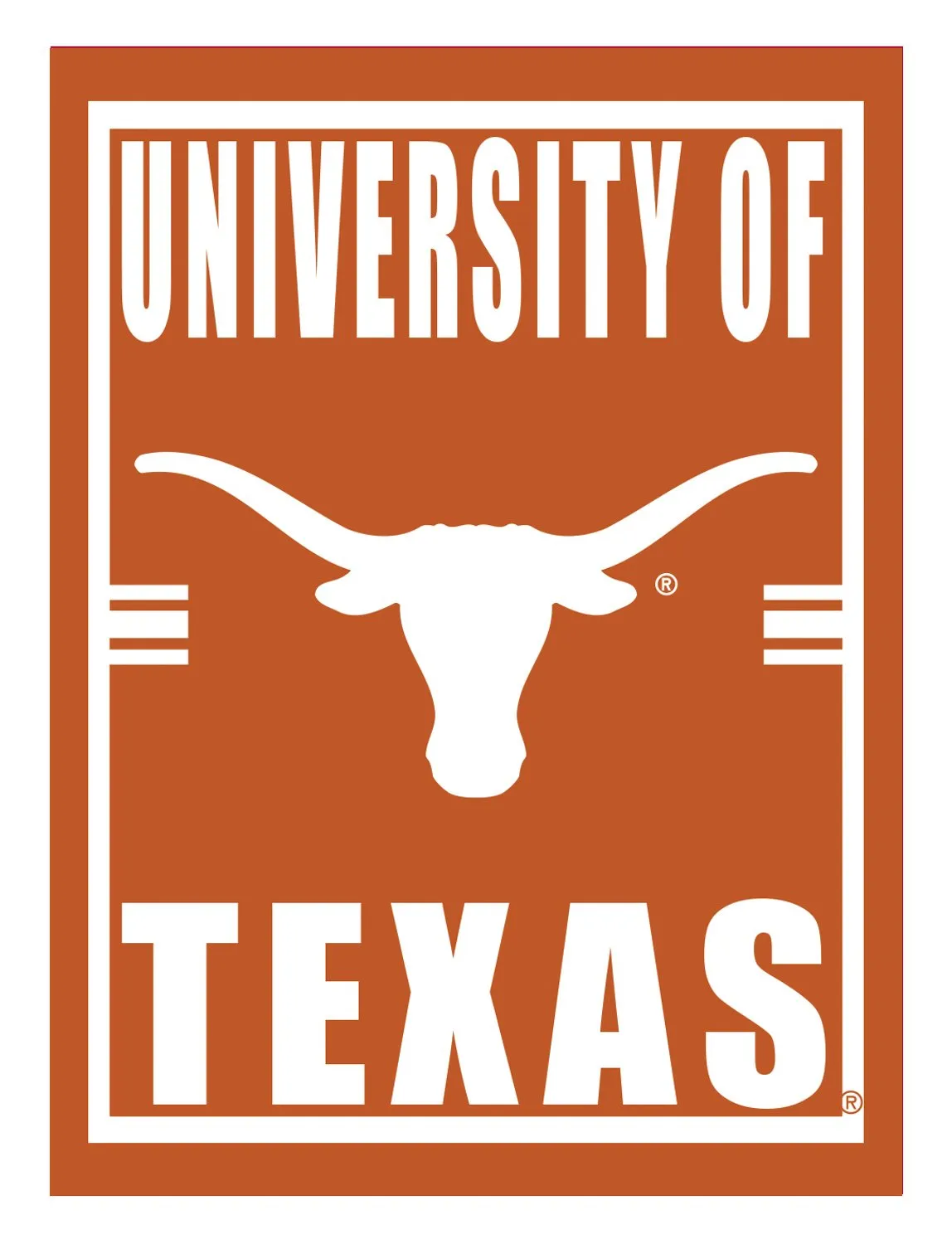 15.5"L x 11.5"H Medium Metal Wall Sign, University of Texas,6m999usm