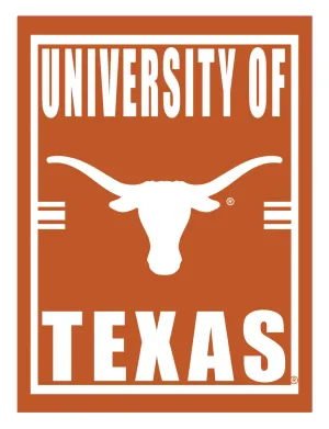 15.5"L x 11.5"H Medium Metal Wall Sign, University of Texas,6m999usm