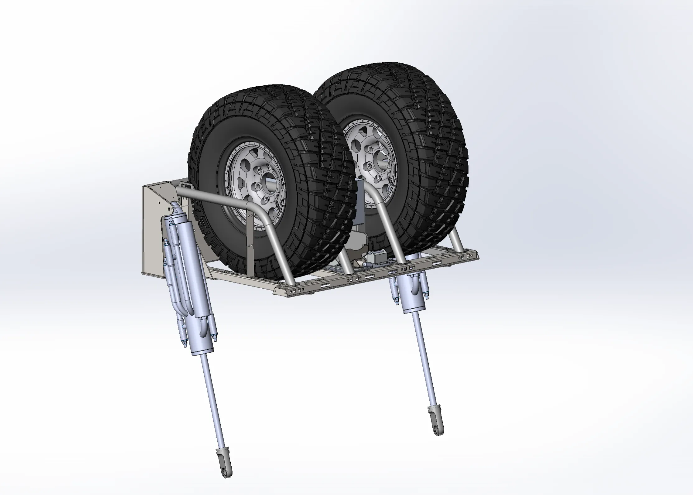 2021  Raptor 5-Link Rear Bed Organizer - 3.0x16 Coil Over or 3.5x16 Bypass Shock