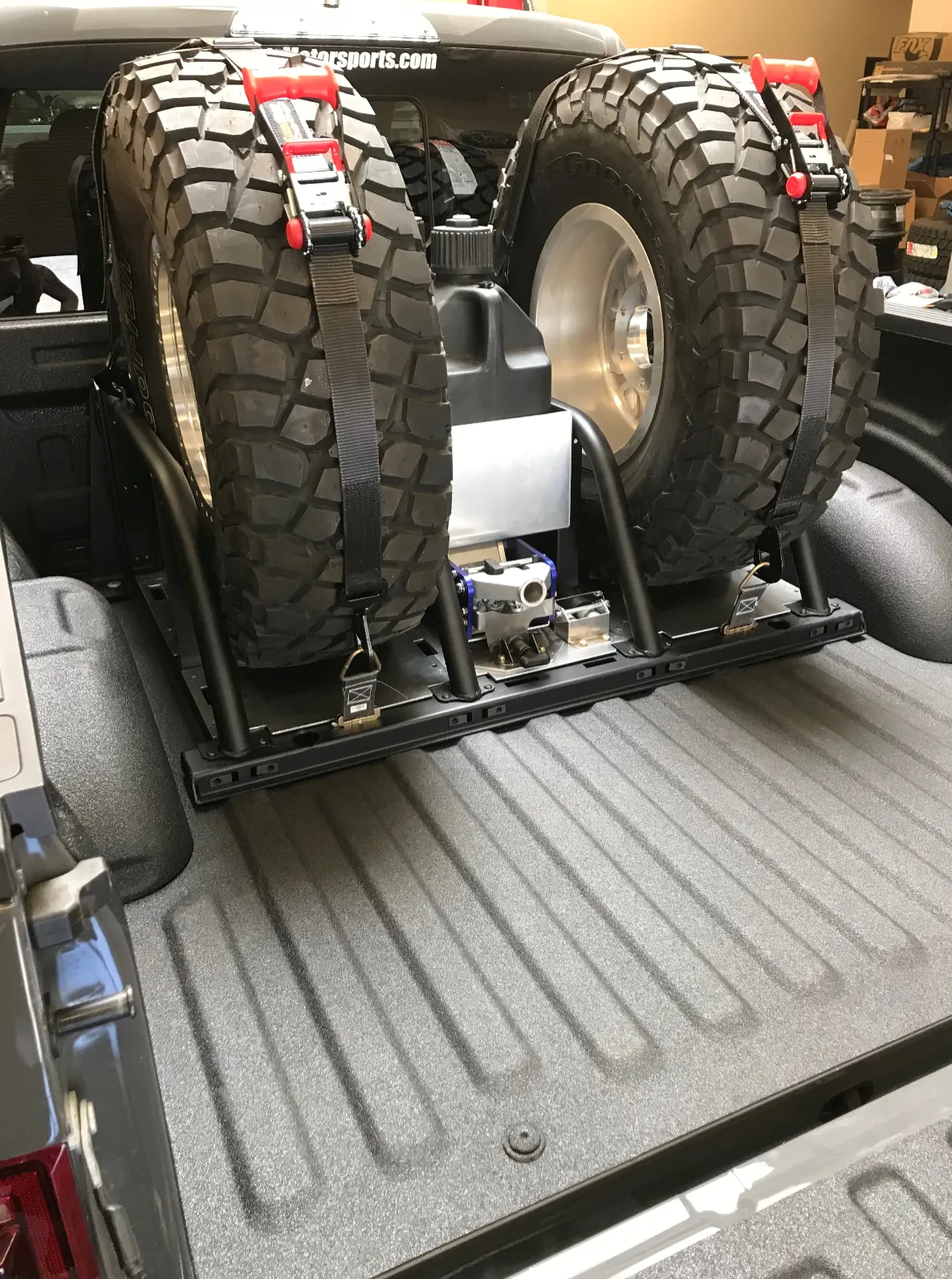 2021  Raptor 5-Link Rear Bed Organizer - 3.0x16 Coil Over or 3.5x16 Bypass Shock