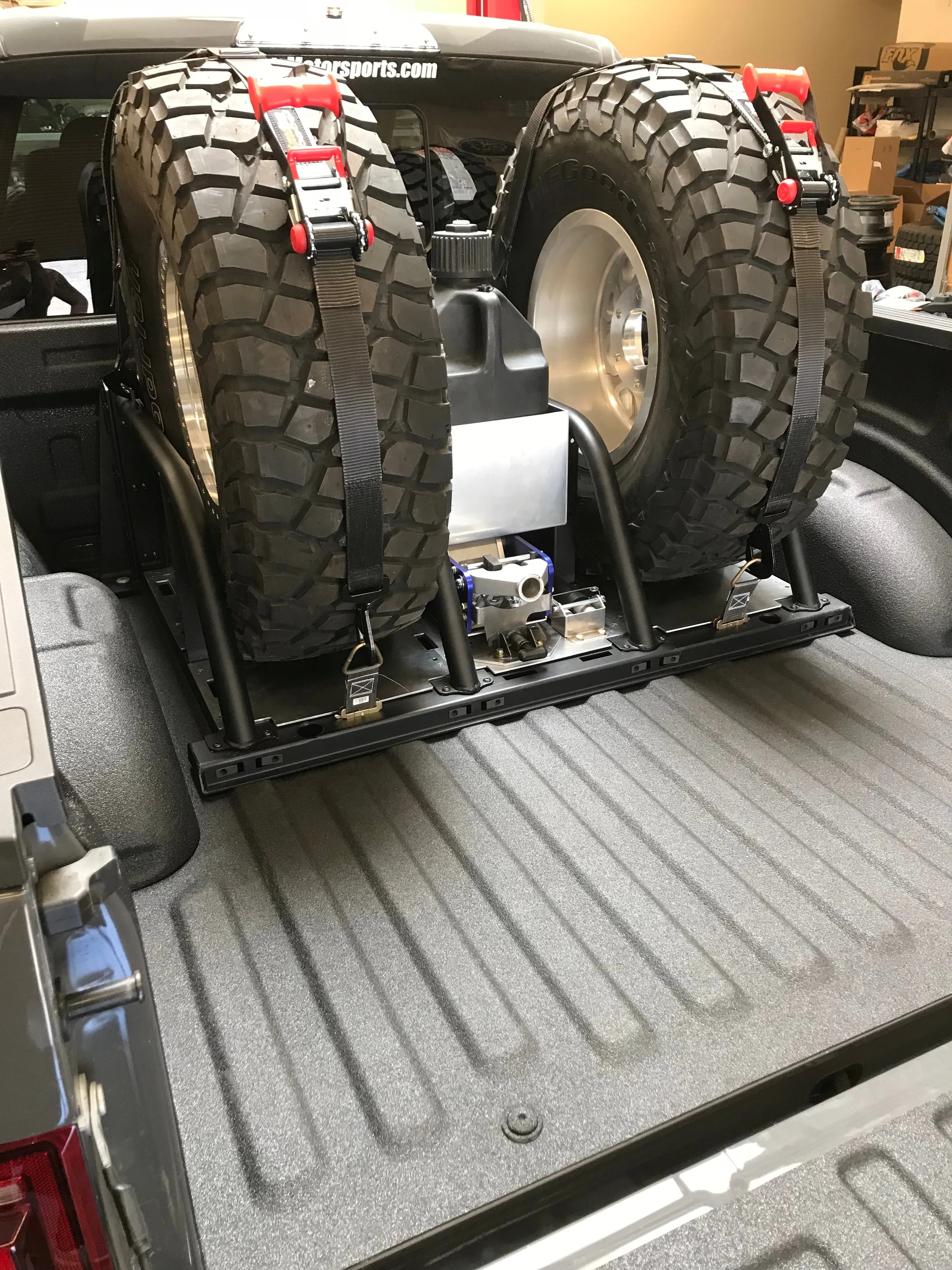 2021  Raptor 5-Link Rear Bed Organizer - 3.0x16 Coil Over or 3.5x16 Bypass Shock