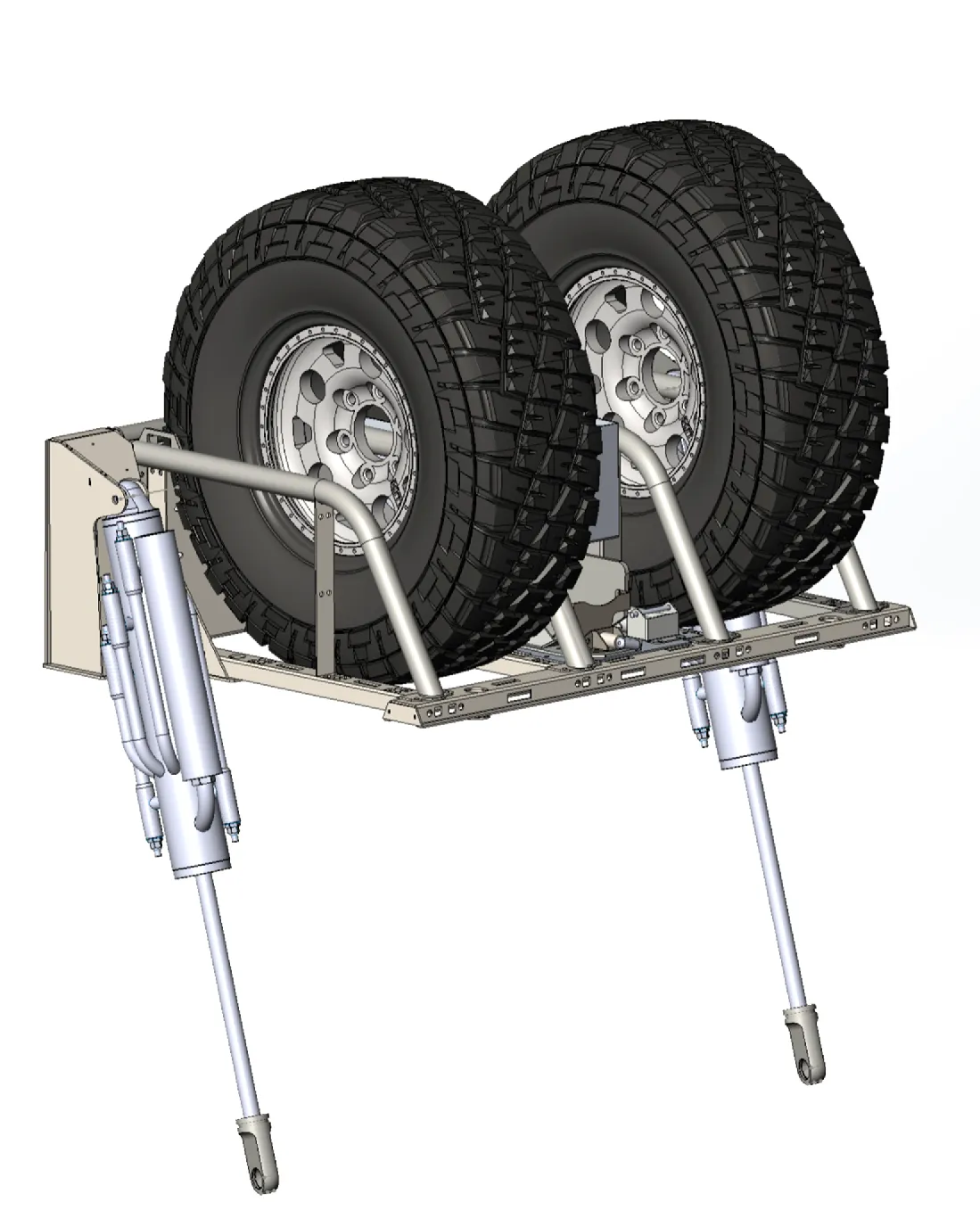 2021  Raptor 5-Link Rear Bed Organizer - 3.0x16 Coil Over or 3.5x16 Bypass Shock