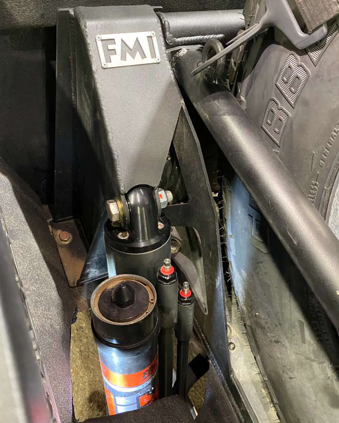 2021  Raptor 5-Link Rear Bed Organizer - 3.0x16 Coil Over or 3.5x16 Bypass Shock
