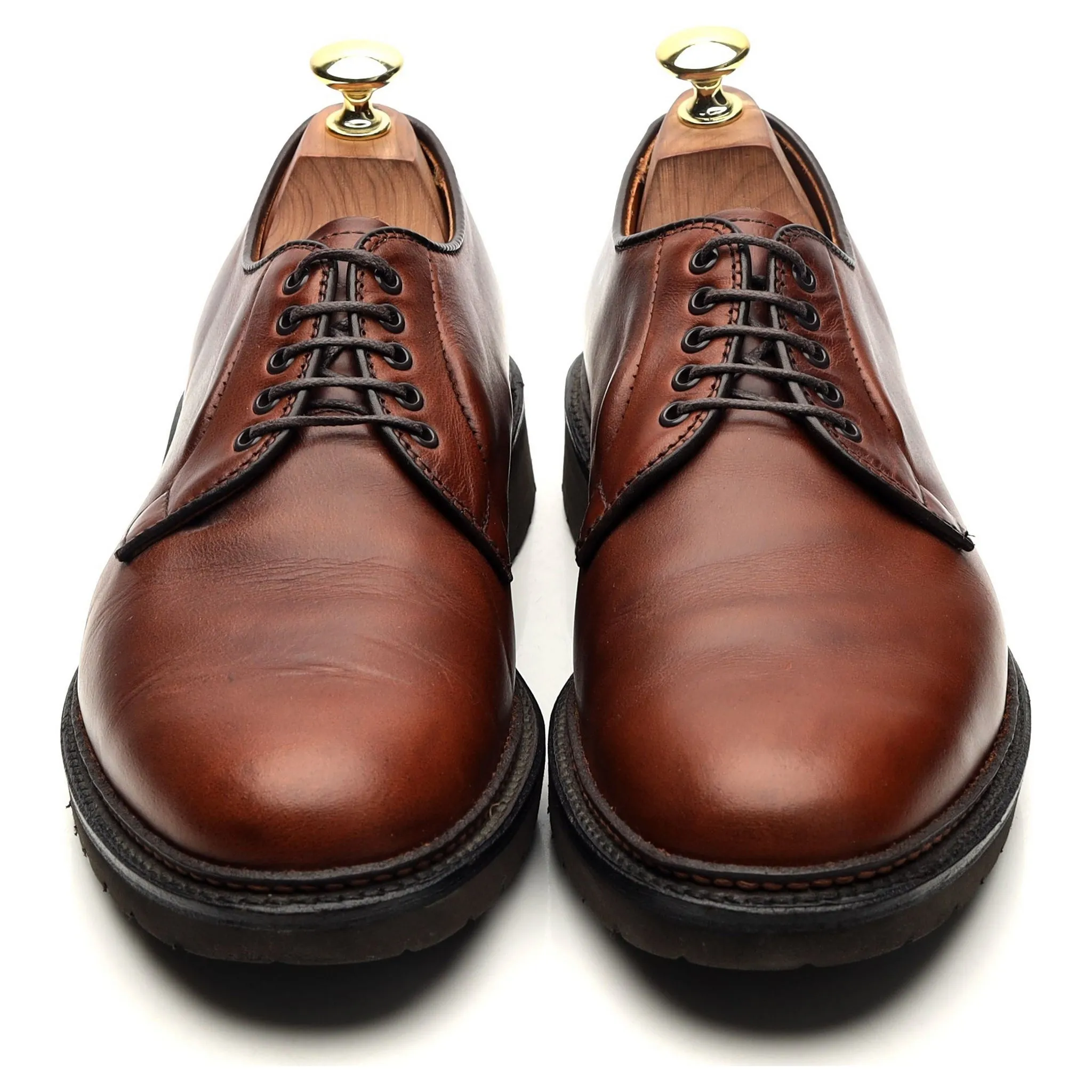 '9432S' Brown Leather Derby UK 7 US 7.5