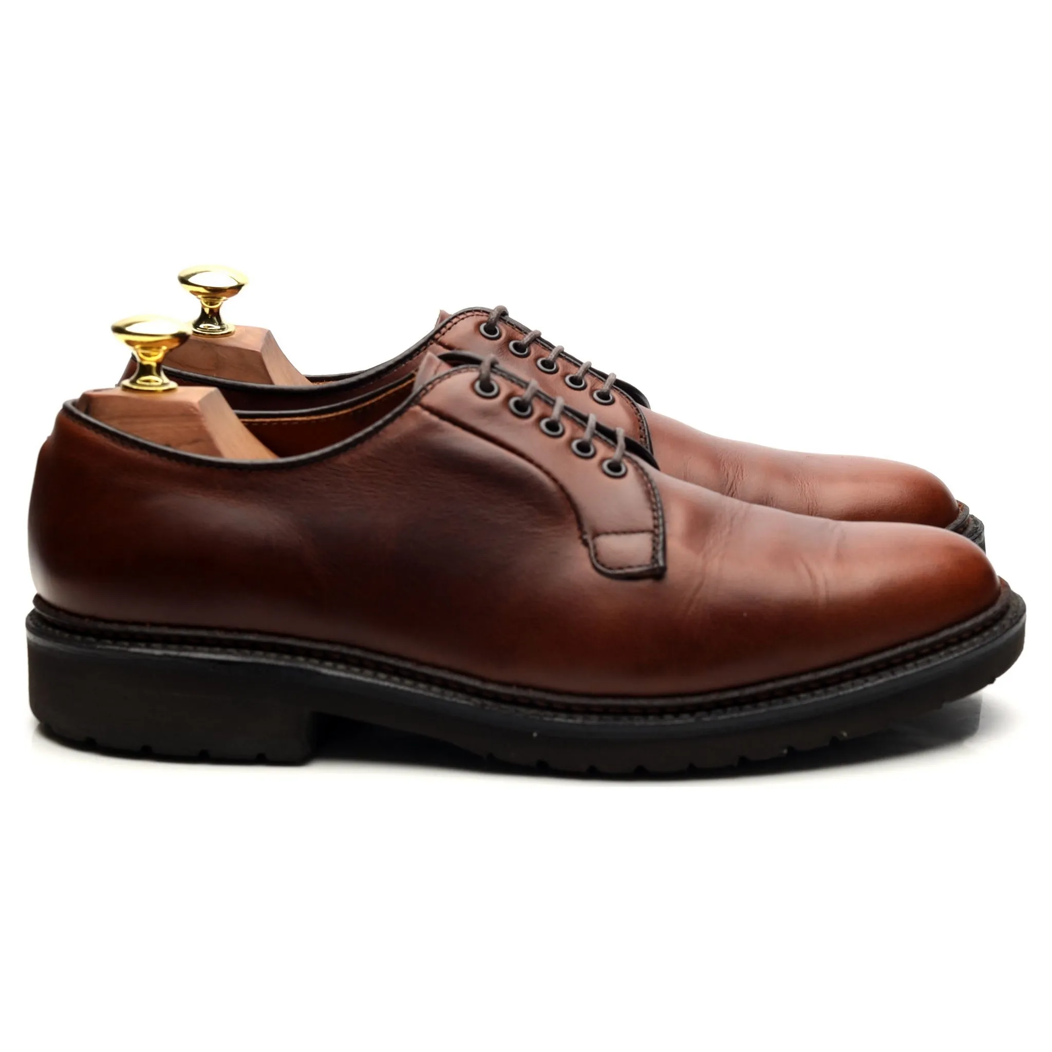 '9432S' Brown Leather Derby UK 7 US 7.5