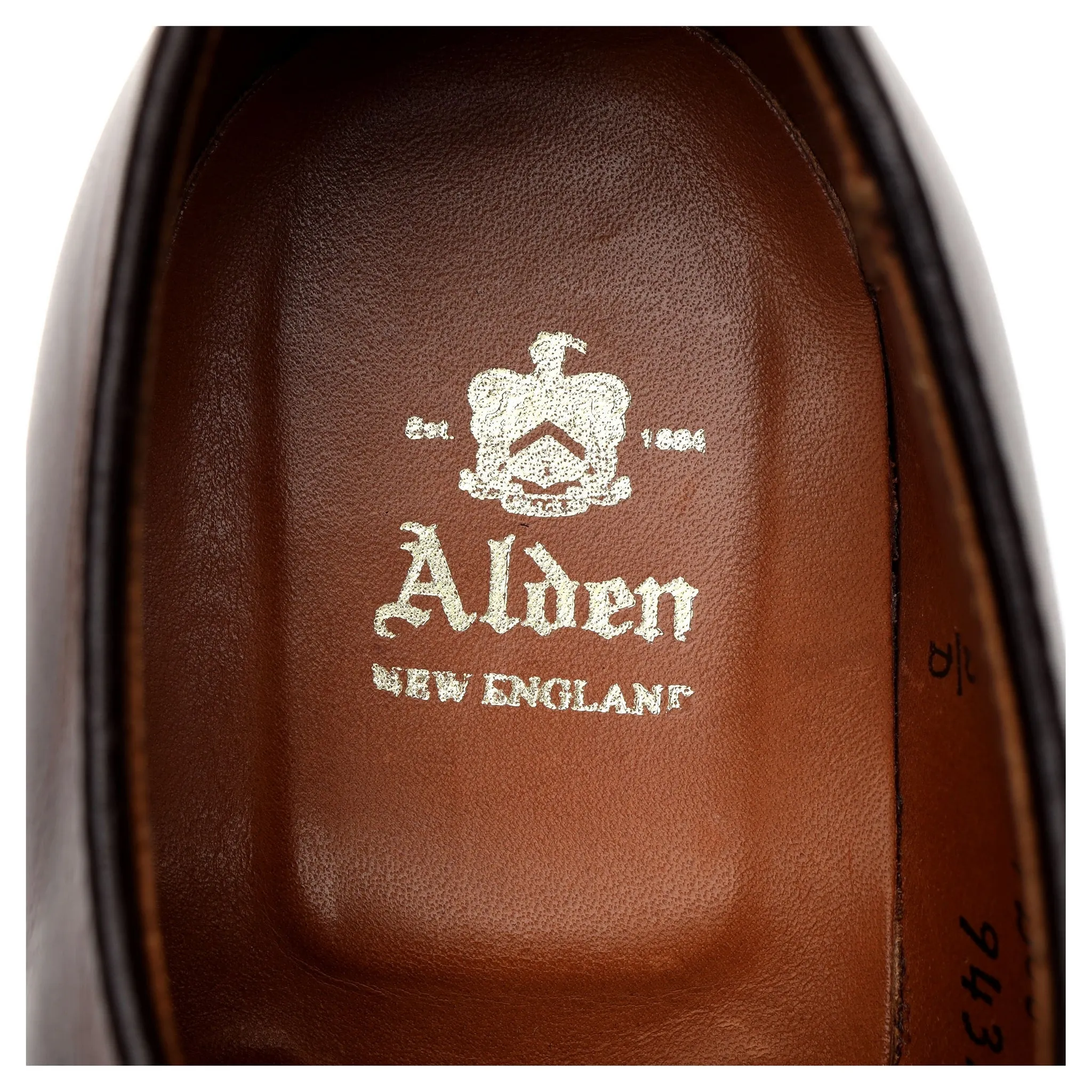 '9432S' Brown Leather Derby UK 7 US 7.5