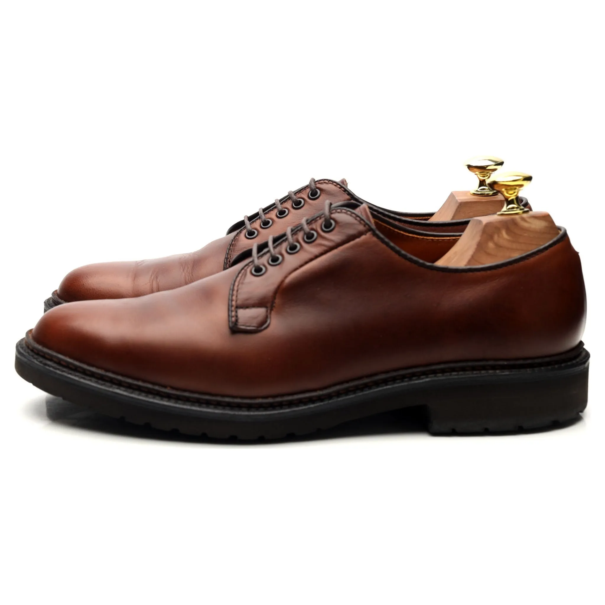 '9432S' Brown Leather Derby UK 7 US 7.5