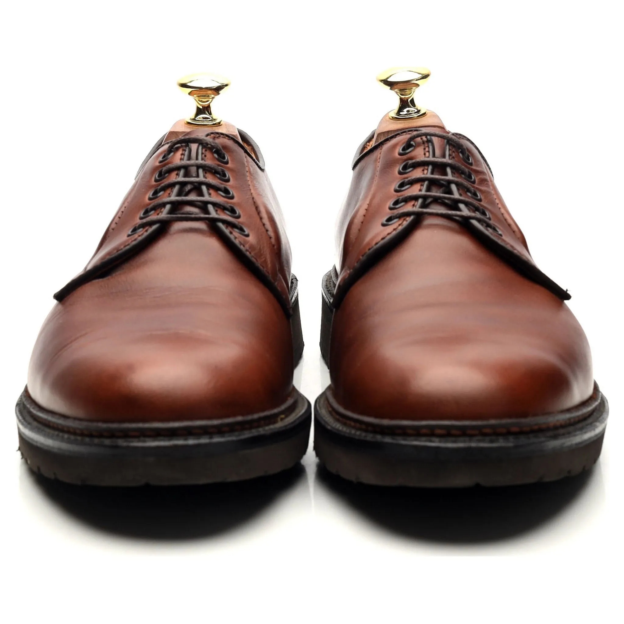 '9432S' Brown Leather Derby UK 7 US 7.5
