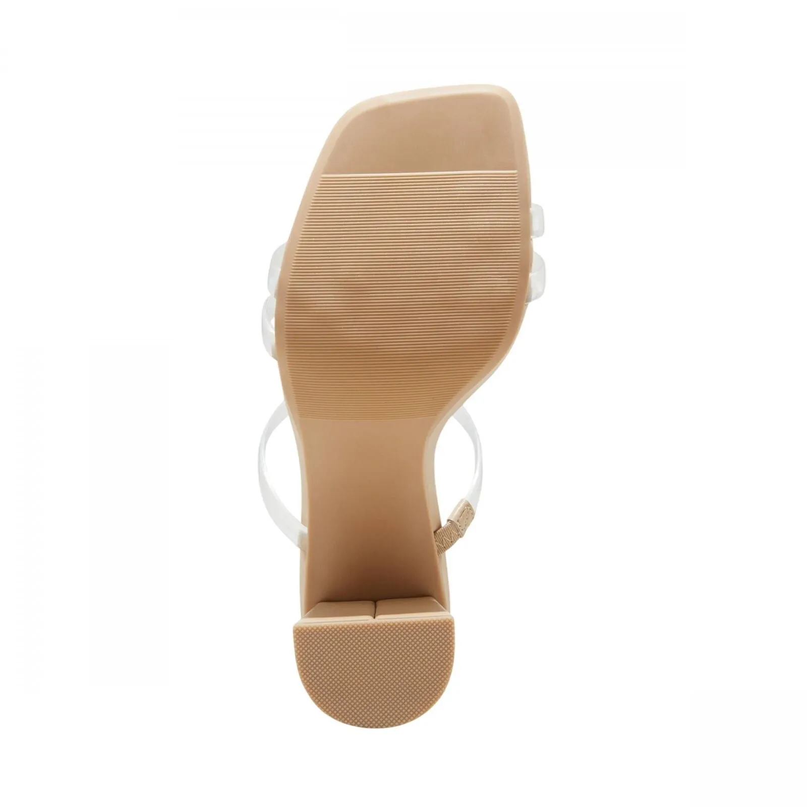 A New Day Womens Stacy Mule Heels 89530503 Clear Brown 8.5M