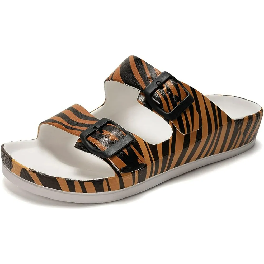 Adjustable And Comfy Double Buckle Sandals