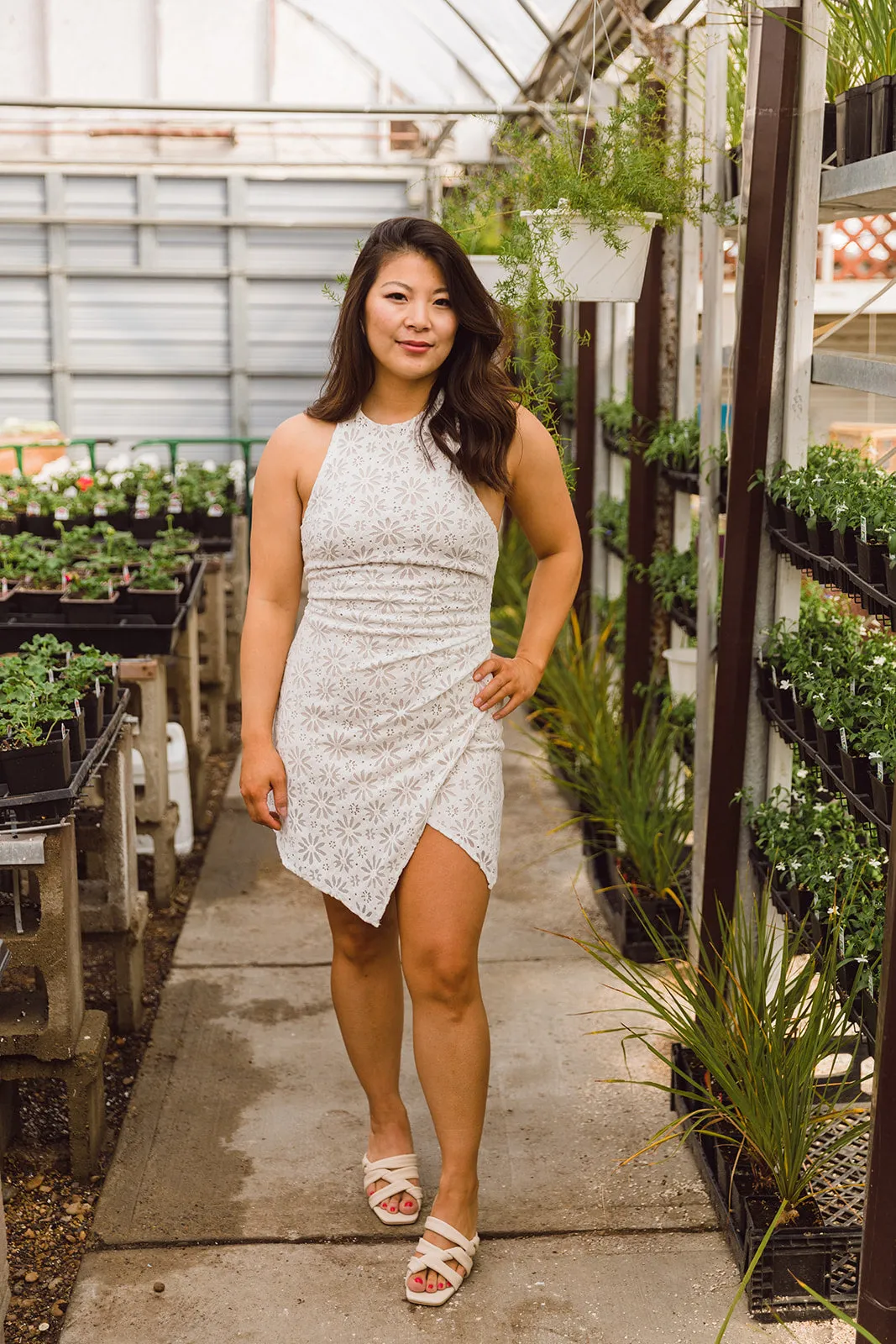 Alicia Halter Tie Dress