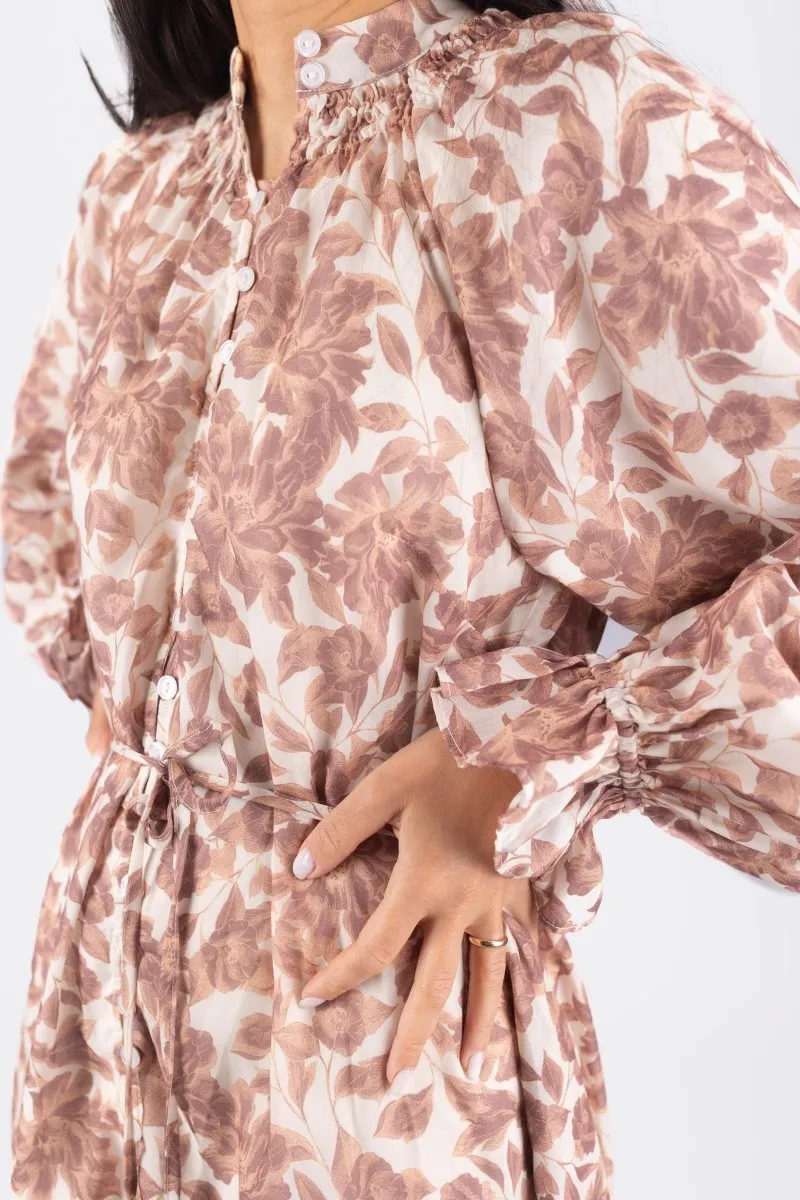AMAIA DRESS (BROWN)