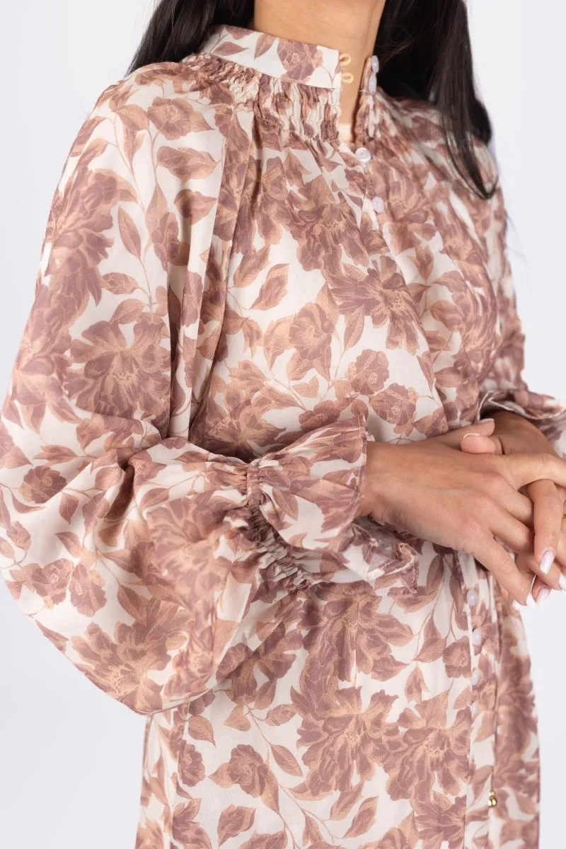 AMAIA DRESS (BROWN)