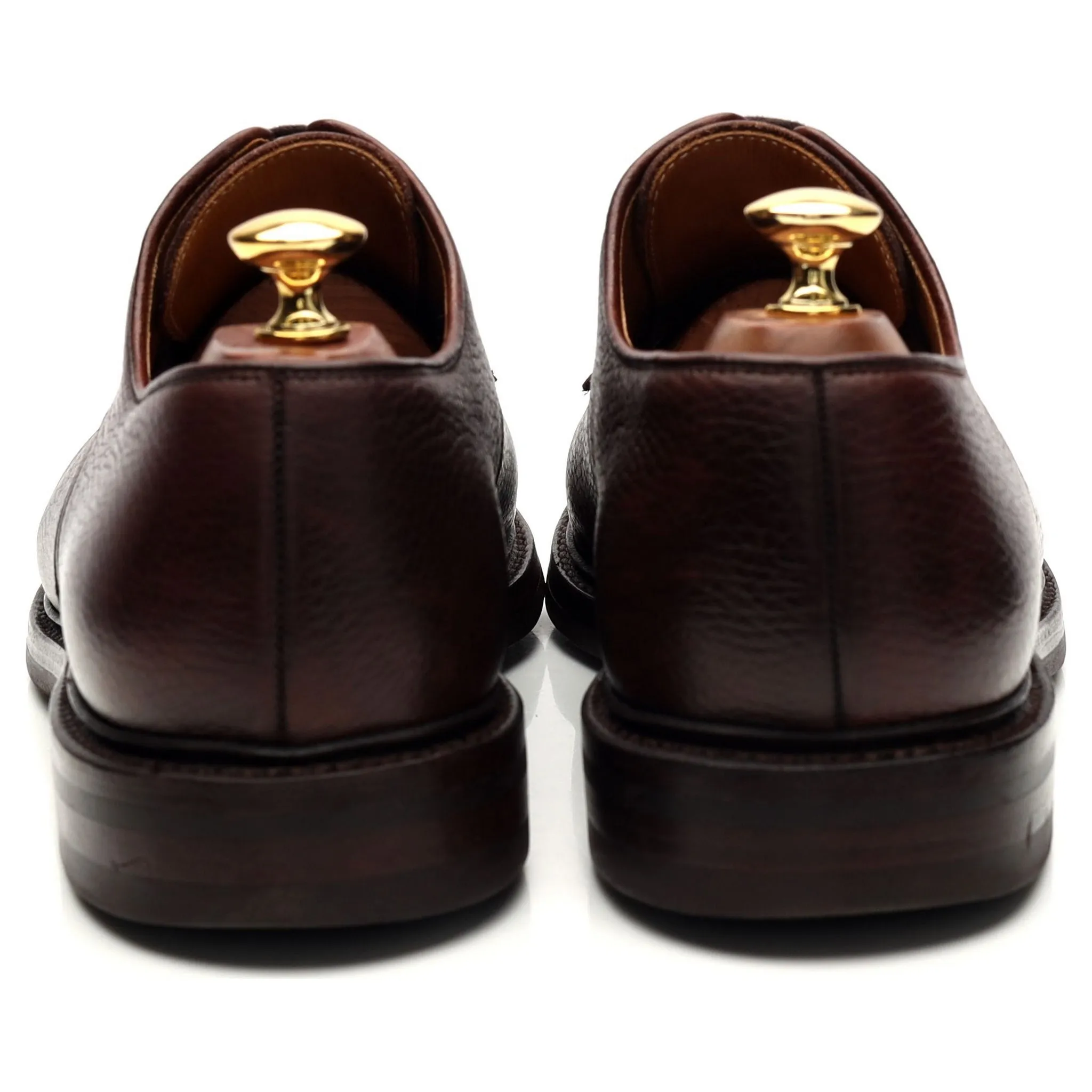 'Ashdown' Dark Brown Leather Derby UK 9 E