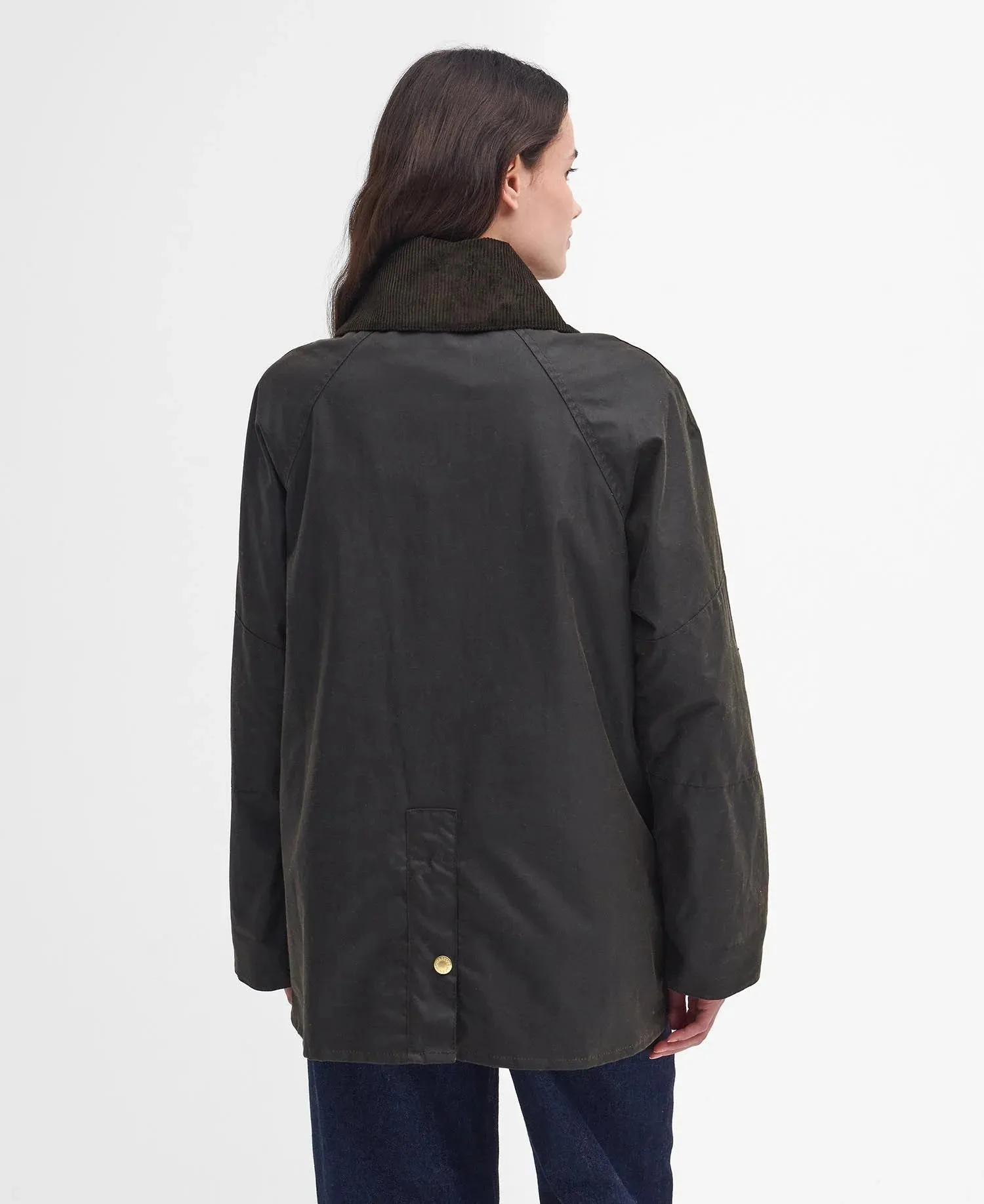 Barbour Ladies Allerston wax Black and Olive