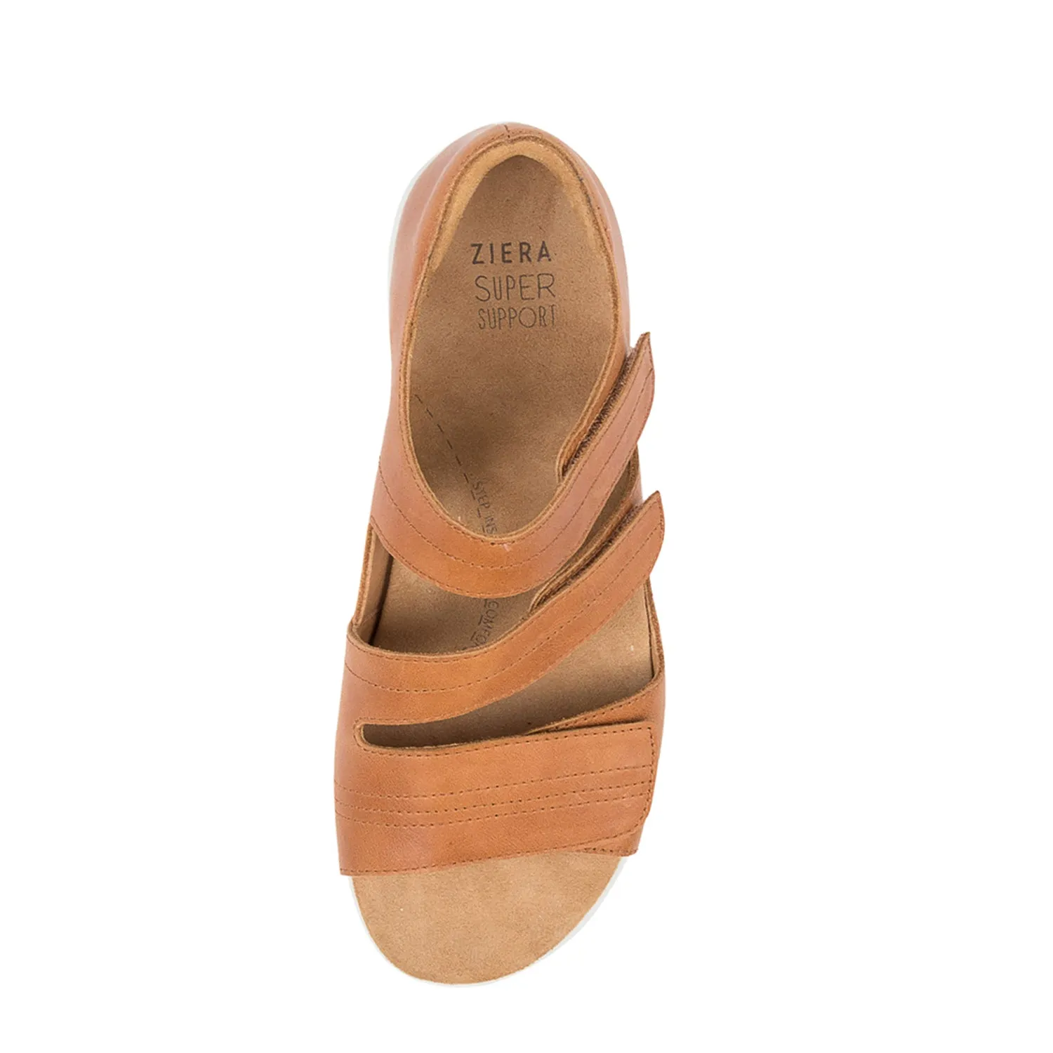 BARDOT XW - TAN LEATHER  WHITE SOLE