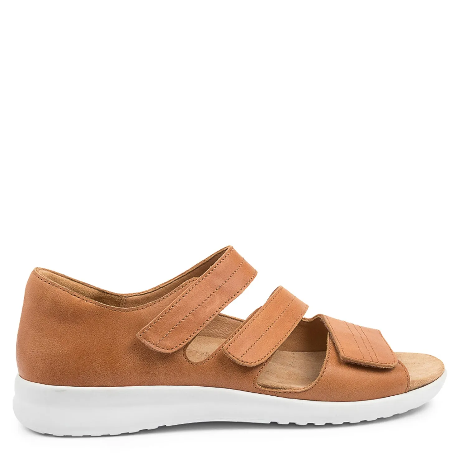 BARDOT XW - TAN LEATHER  WHITE SOLE