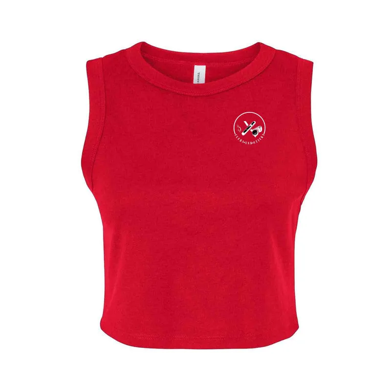 Bella   Canvas Ladies' Micro Rib Muscle Crop Tank