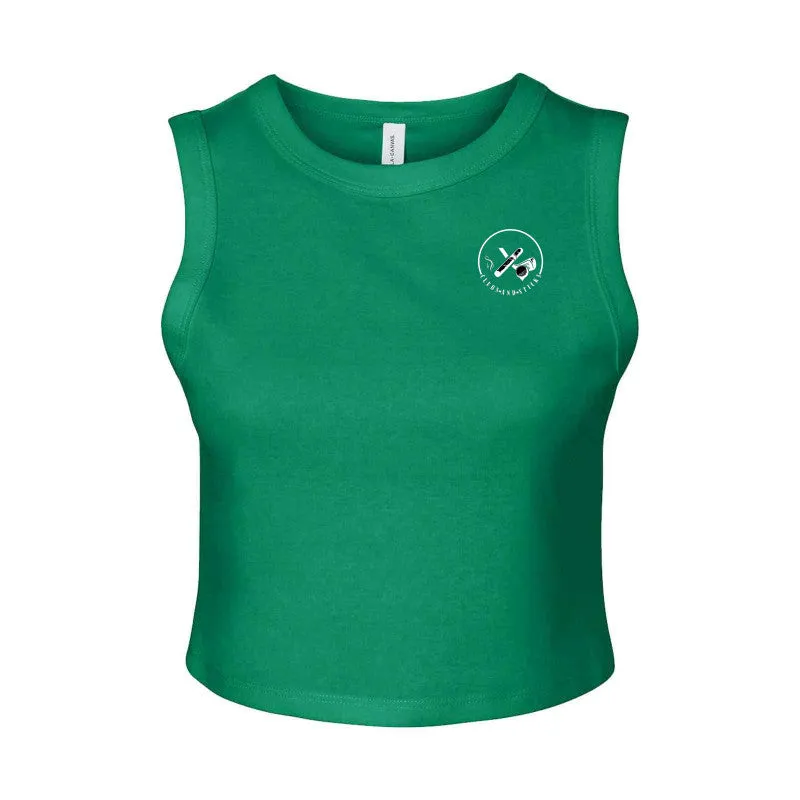 Bella   Canvas Ladies' Micro Rib Muscle Crop Tank