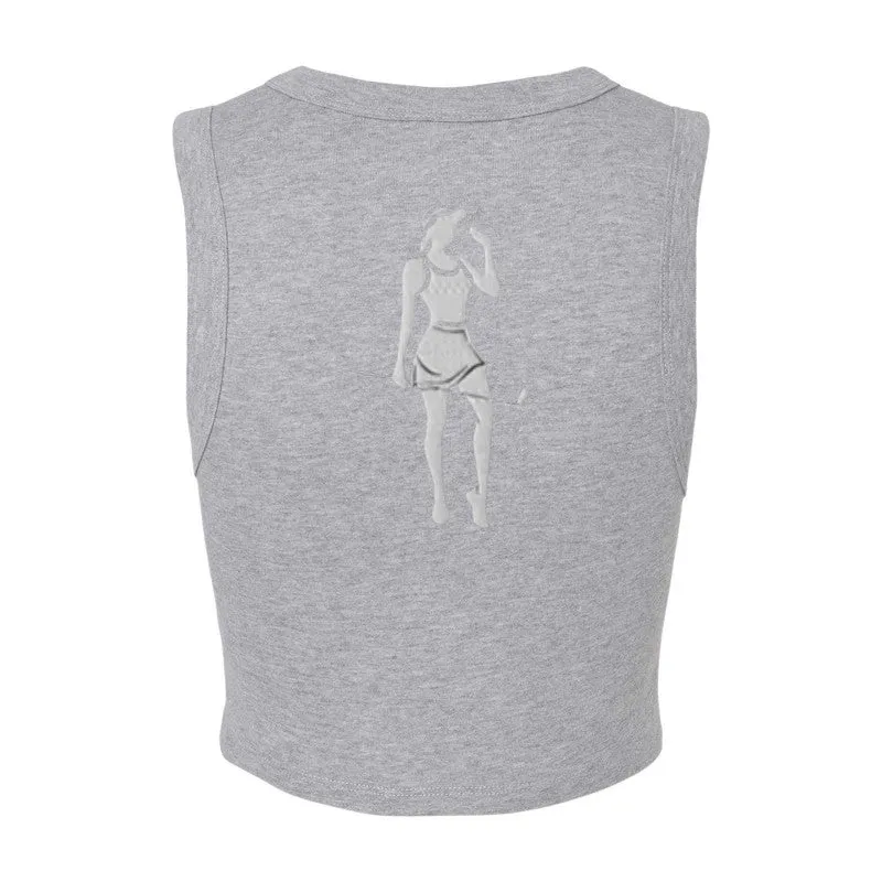 Bella   Canvas Ladies' Micro Rib Muscle Crop Tank
