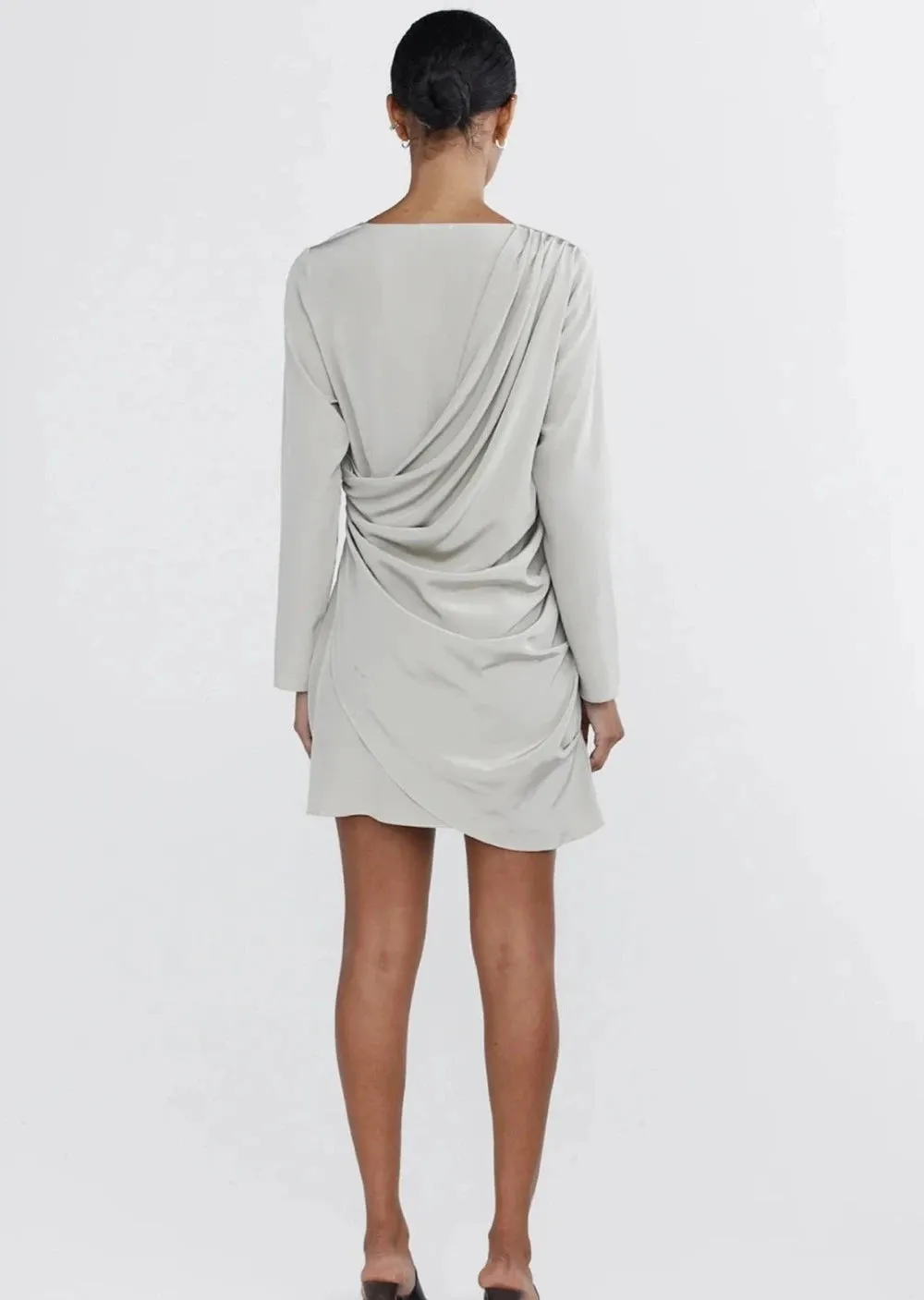Bellamy Dress Sage Silk