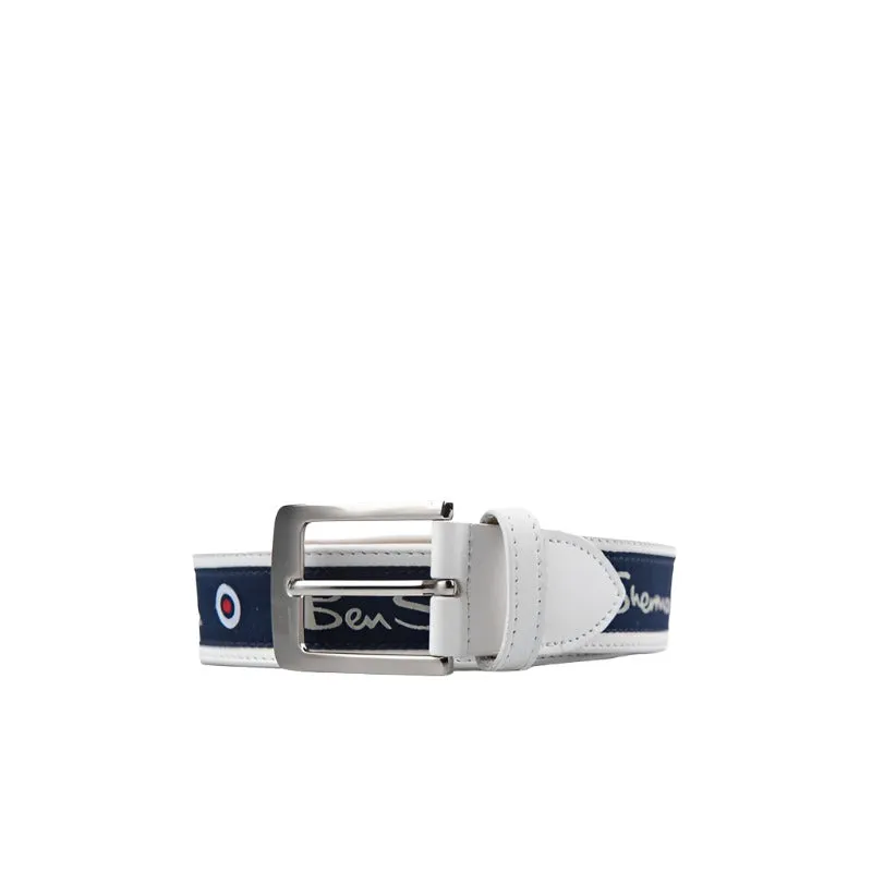 Ben Sherman Casual Ribbon Leather  Belt