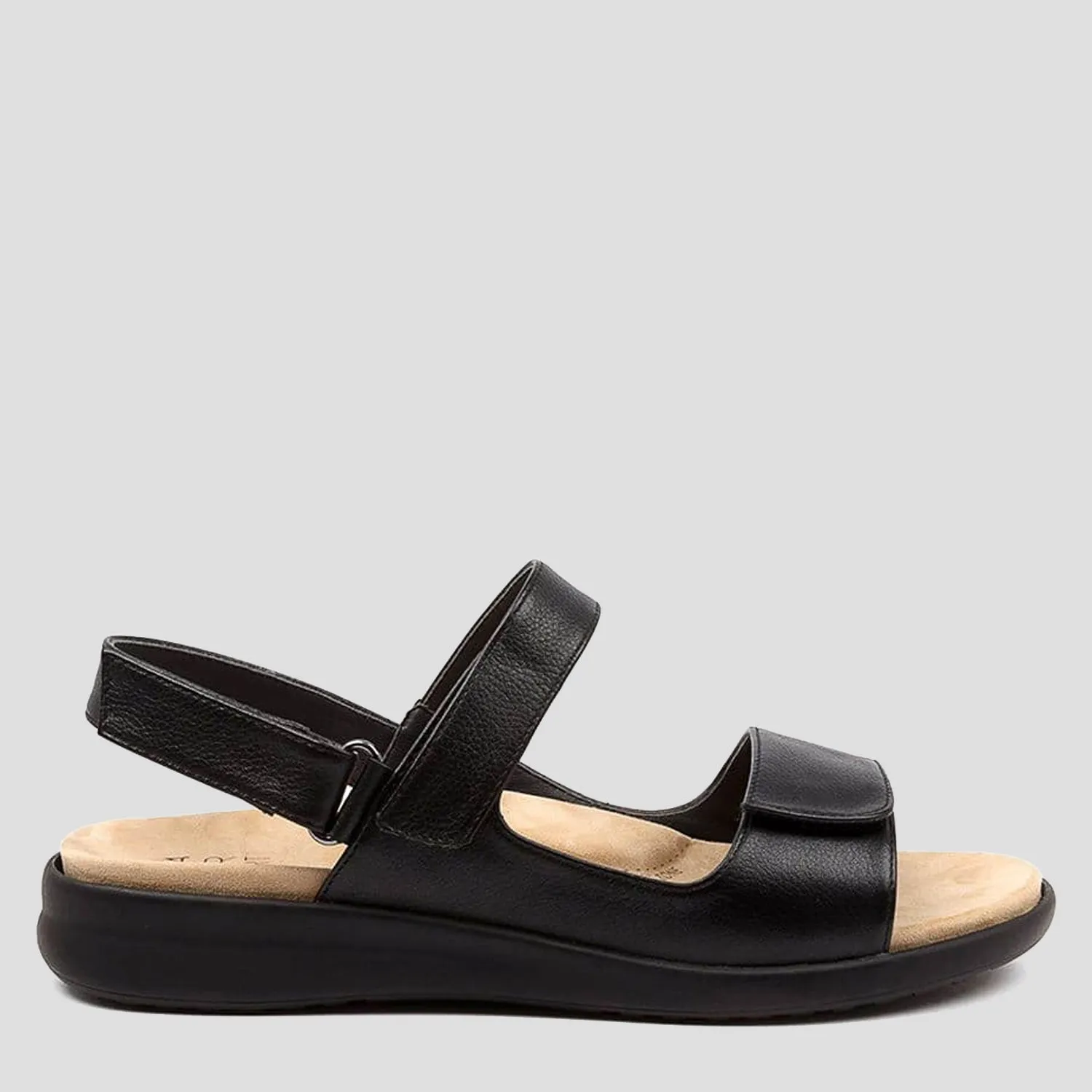 BENJI XW - BLACK LEATHER BLACK SOLE