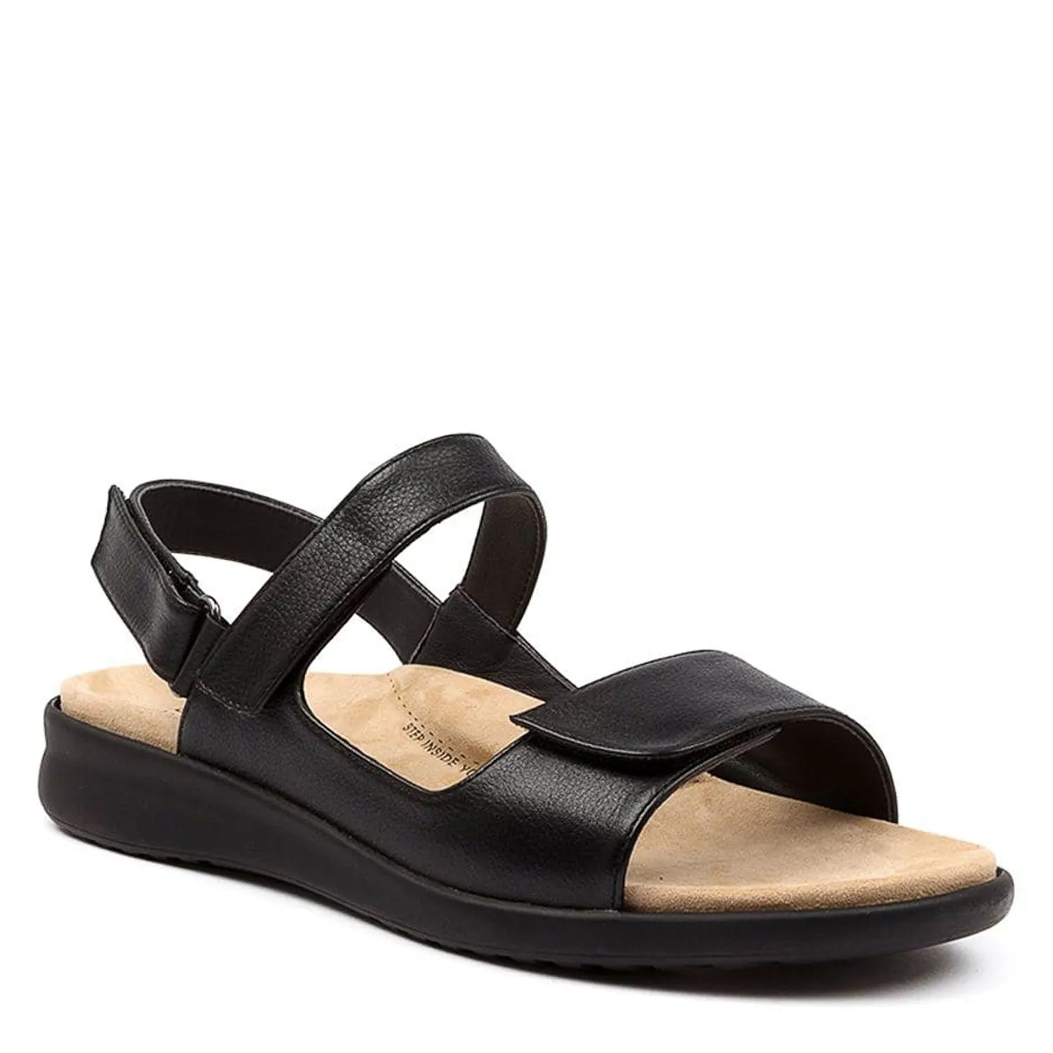 BENJI XW - BLACK LEATHER BLACK SOLE