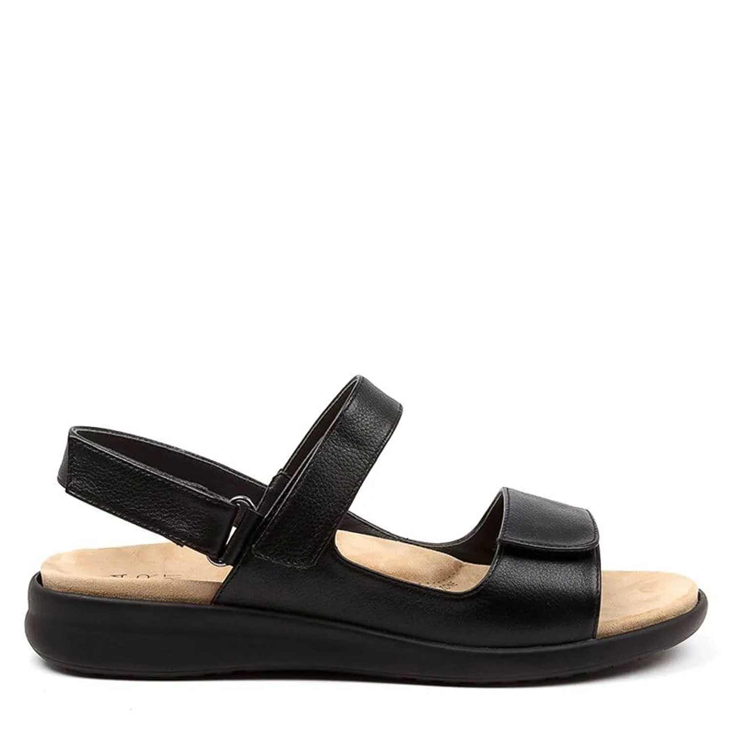 BENJI XW - BLACK LEATHER BLACK SOLE