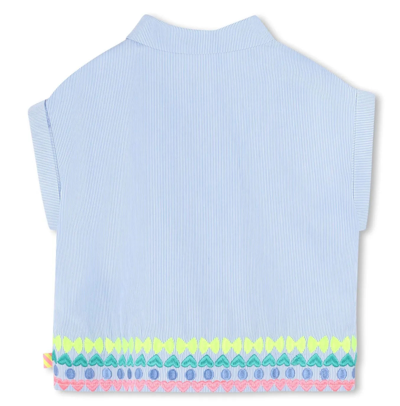 Billieblush Embroidered Striped Shirt