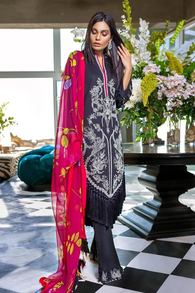 Black Lawn Dress for Women  #M0061