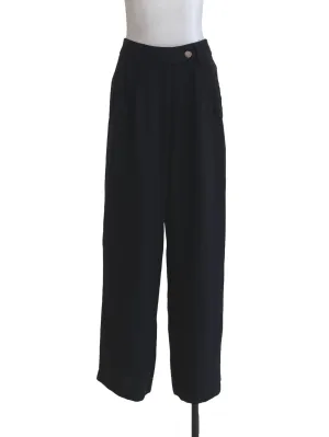 Black Plain Formal Pants