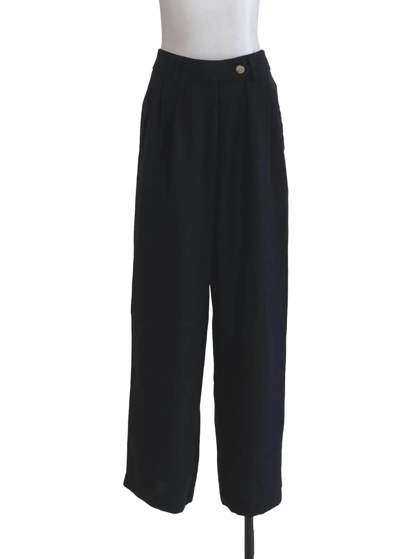 Black Plain Formal Pants