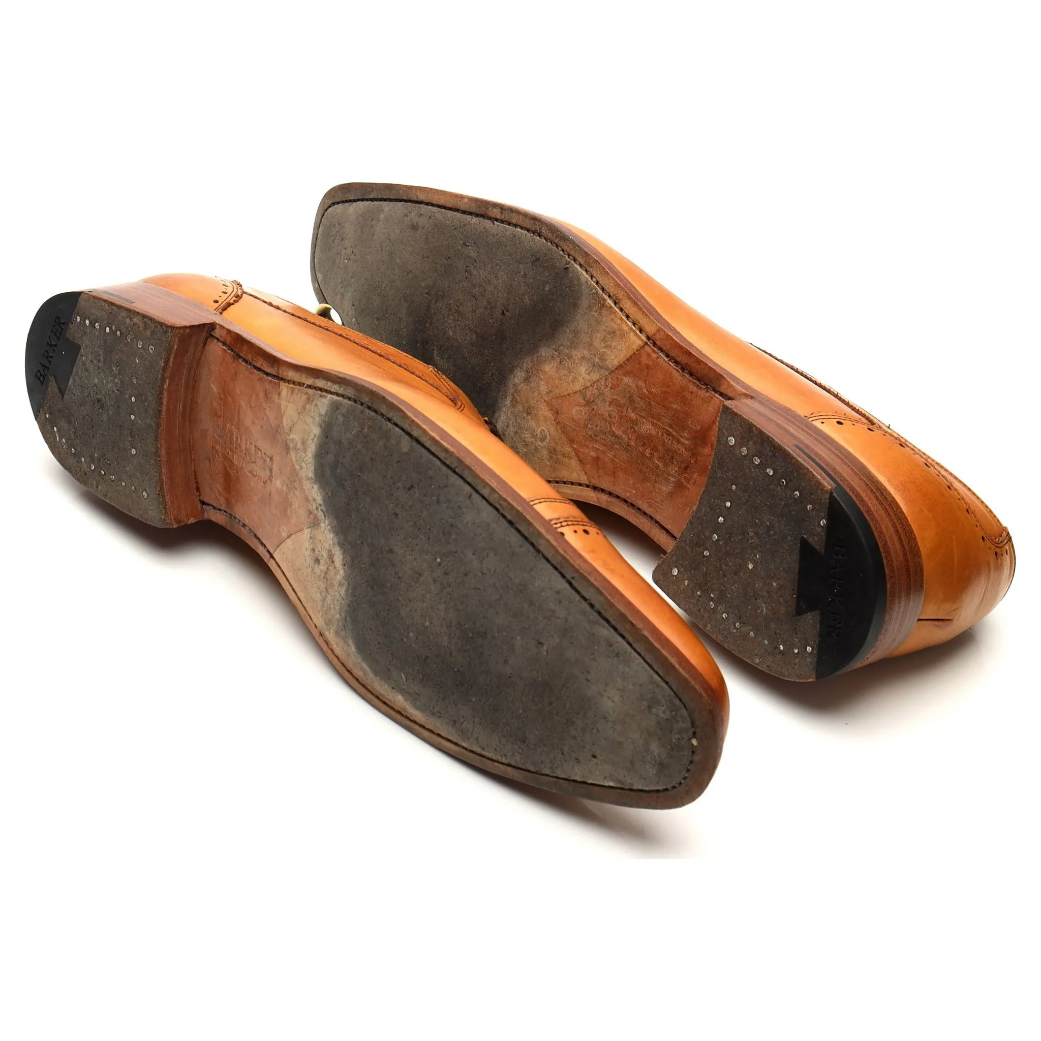 'Blake' Tan Brown Leather Derby UK 10 F
