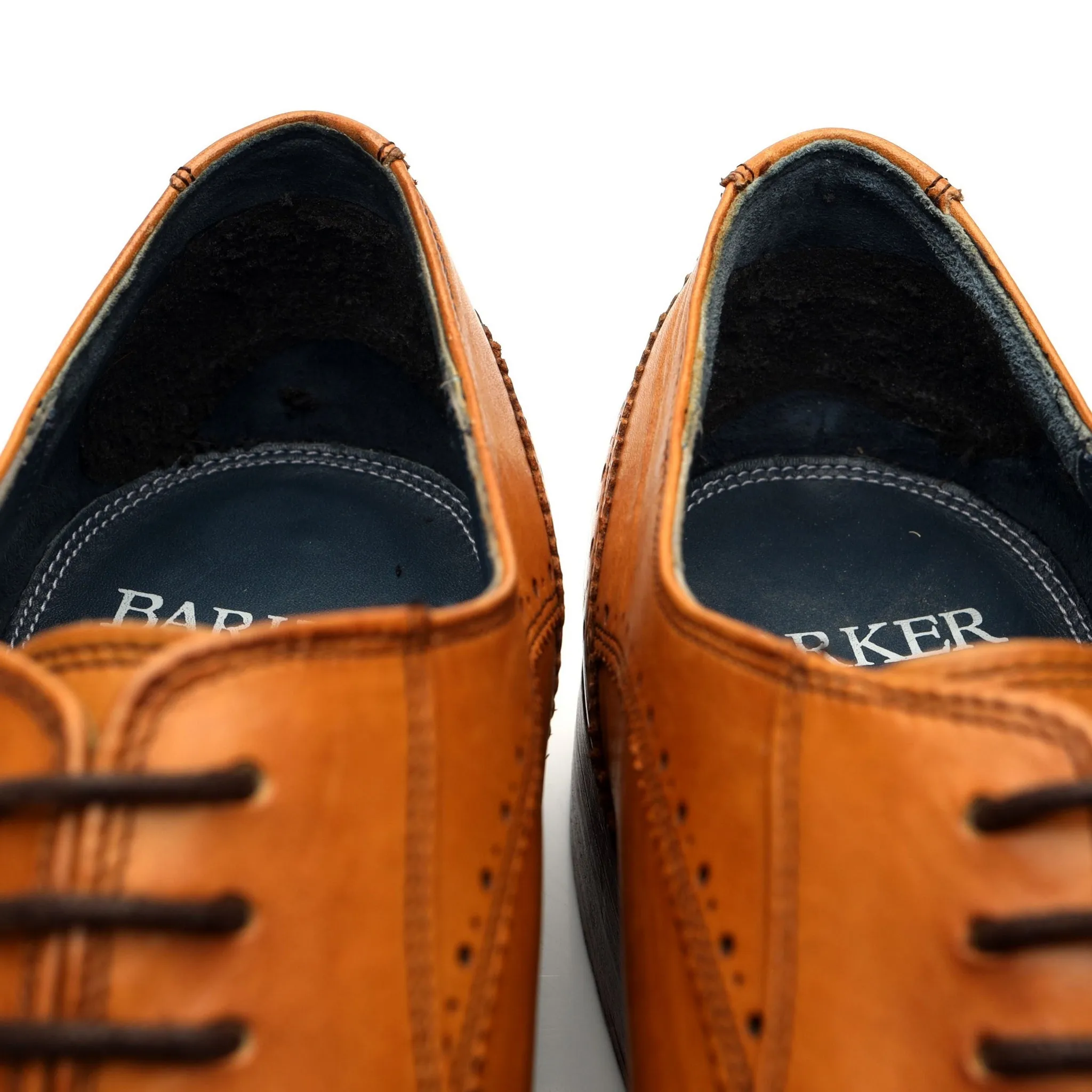 'Blake' Tan Brown Leather Derby UK 10 F