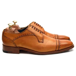 'Blake' Tan Brown Leather Derby UK 10 F