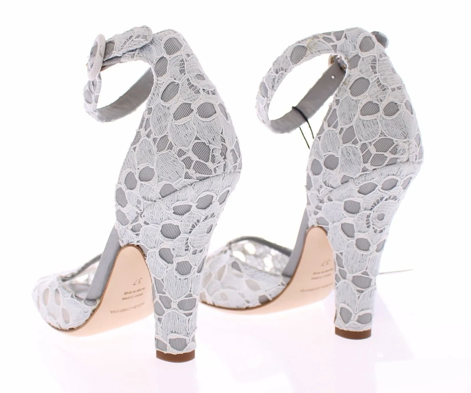 Blue Floral Heel Mary Janes Pumps Shoes
