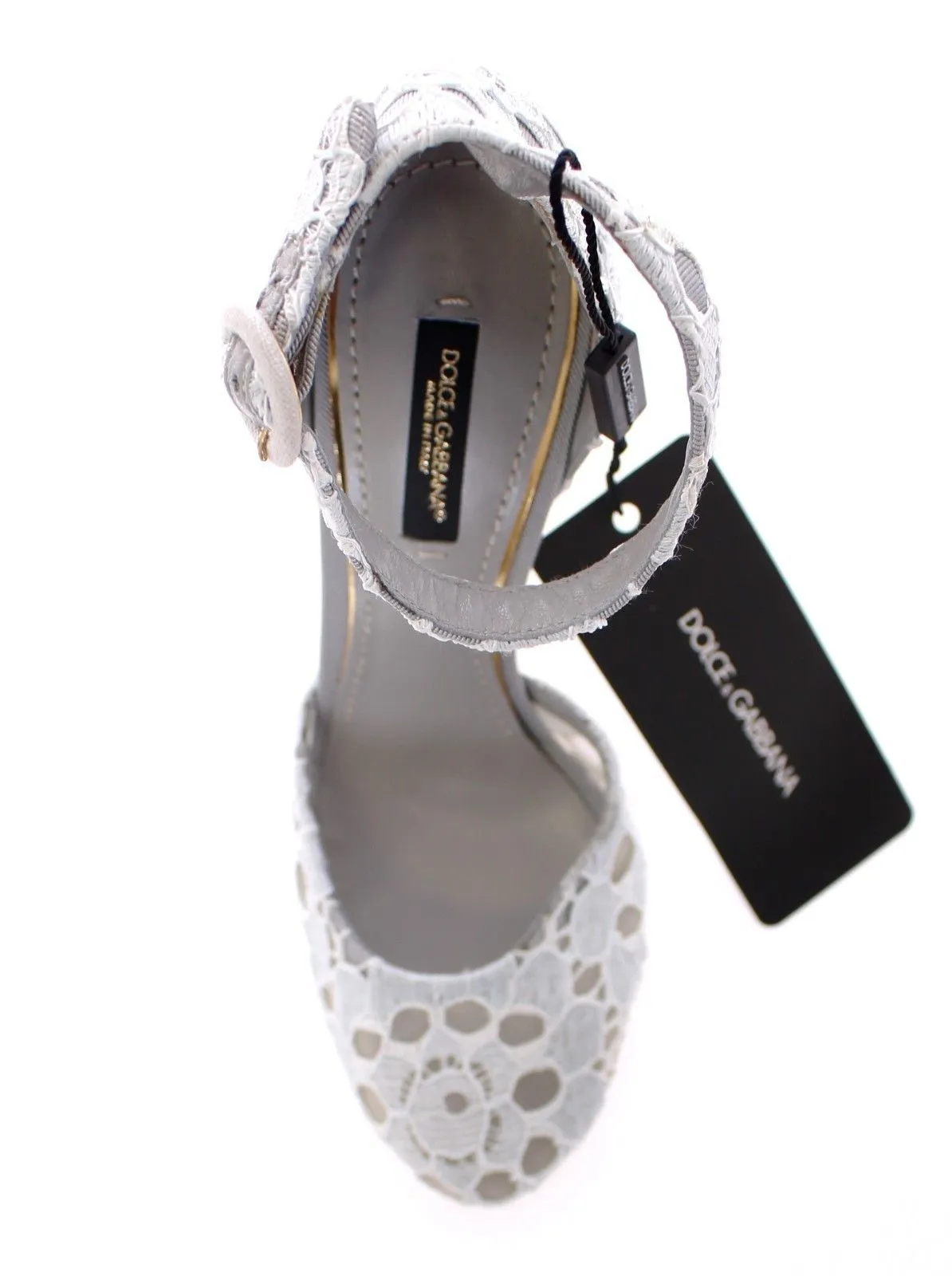 Blue Floral Heel Mary Janes Pumps Shoes