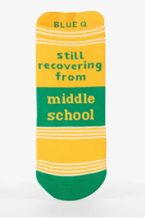 Blue Q - Middle School | Sneaker Socks In 2 Sizes