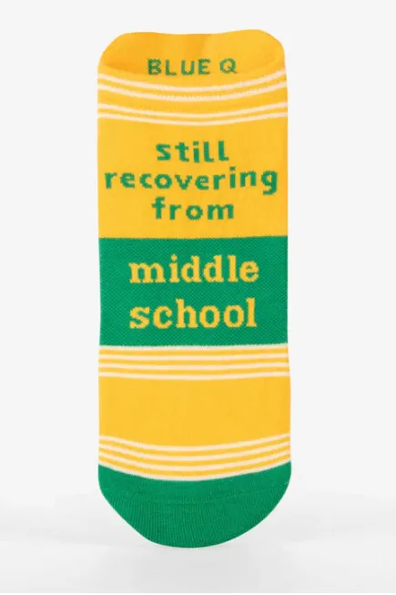 Blue Q - Middle School | Sneaker Socks In 2 Sizes