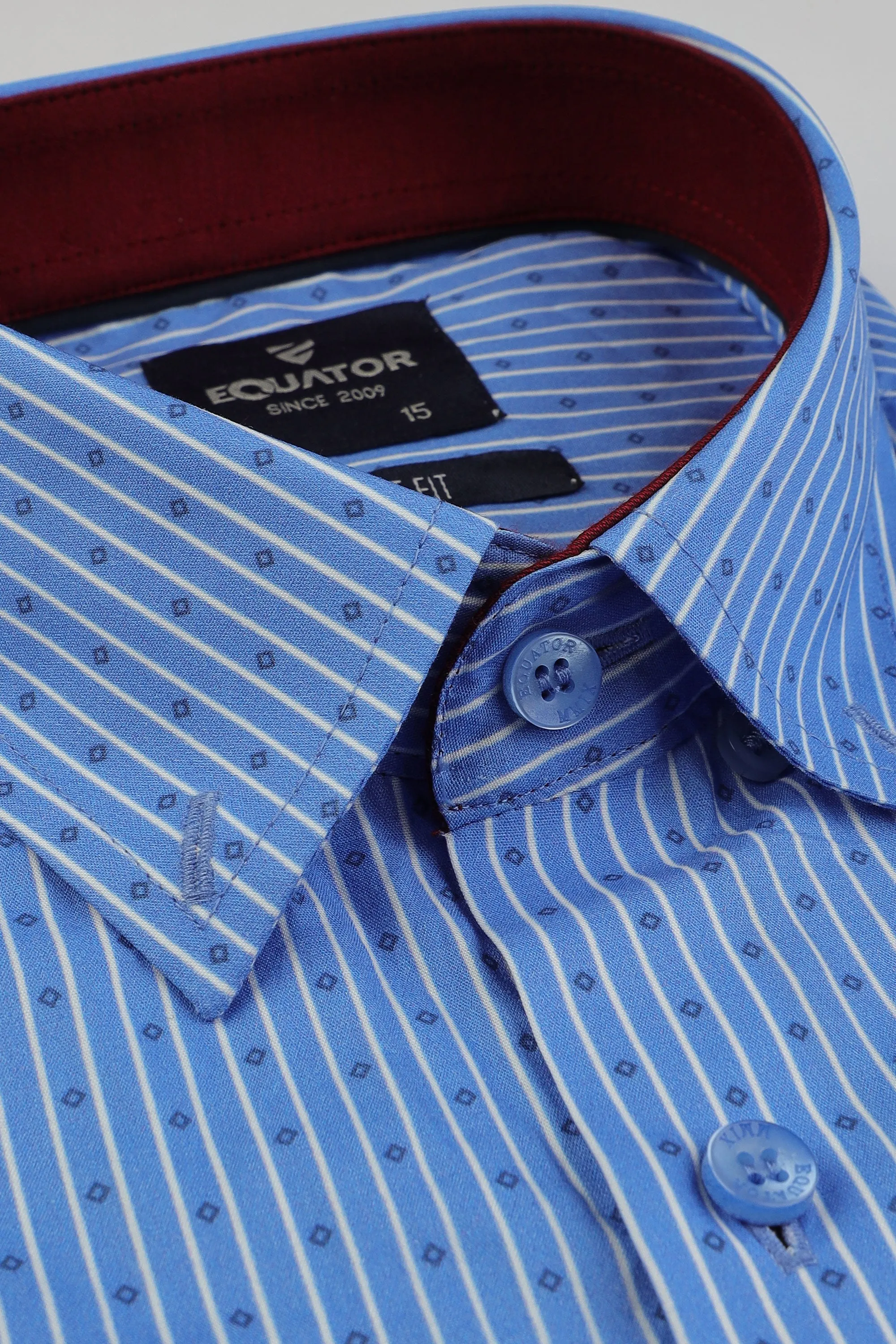 Blue Semi Formal Shirt
