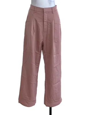Blush Pink Plain Formal Pants