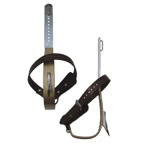 Buckingham BUCKLITE Titanium Pole Climbers with Foot Straps