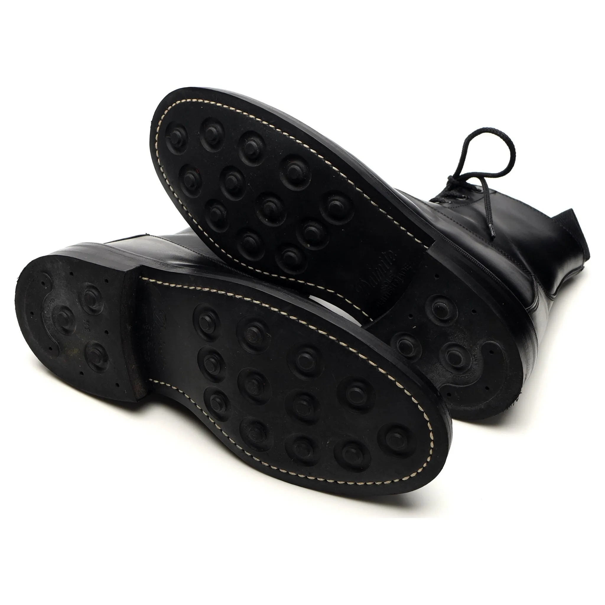 'Burford' Black Leather Boots UK 6.5