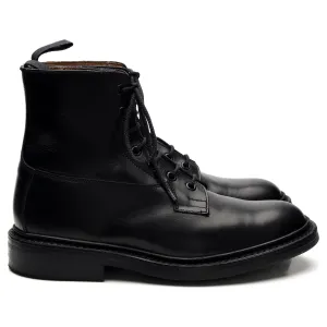 'Burford' Black Leather Boots UK 6.5