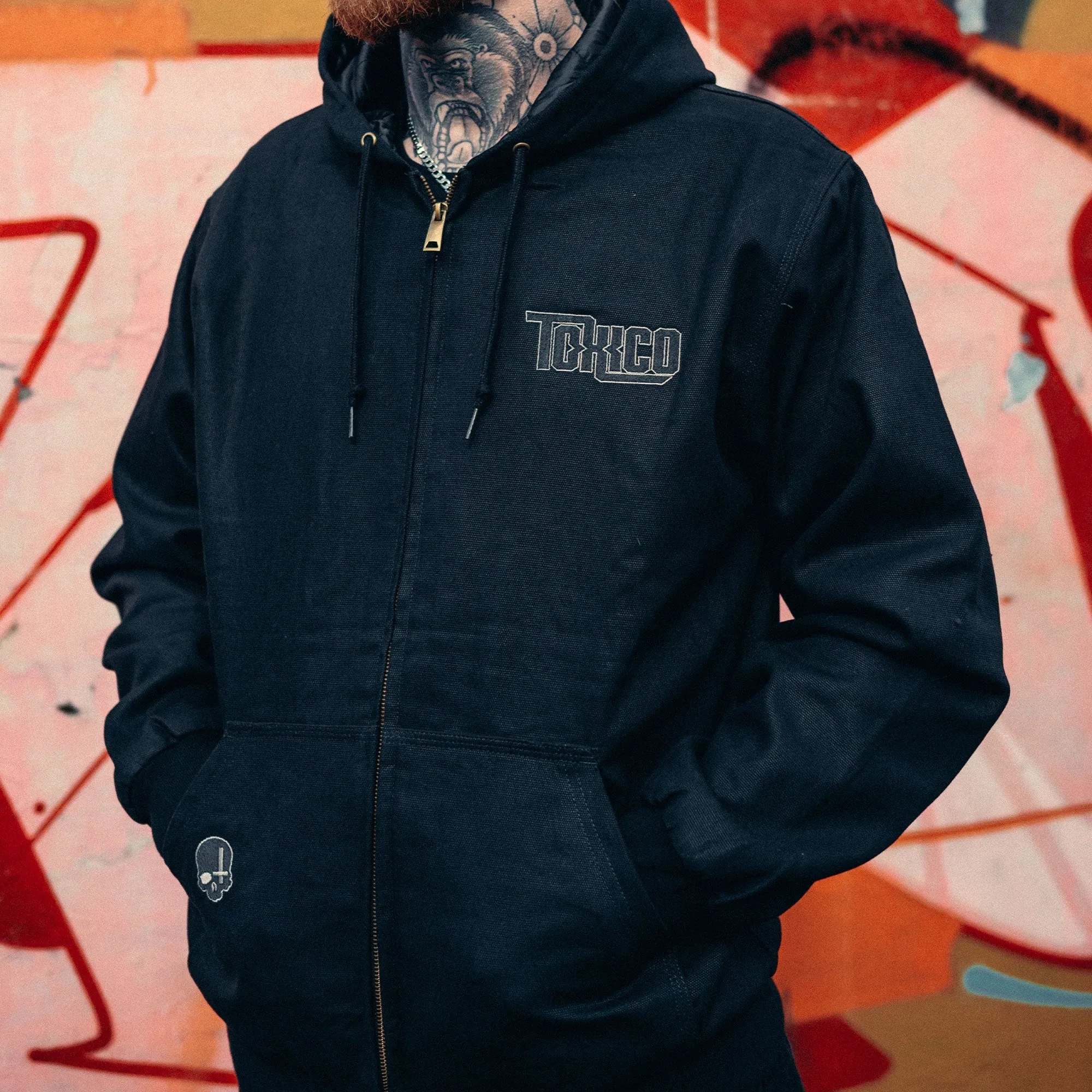 Canvas Hooded Work Jacket