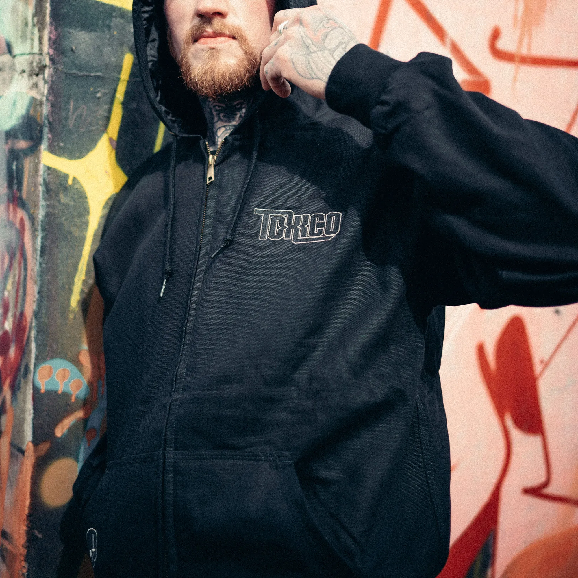 Canvas Hooded Work Jacket
