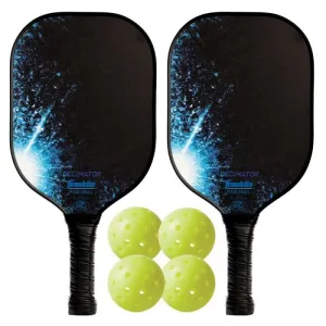 Carbon Fiber Decimator 2 Player Pickleball Set
