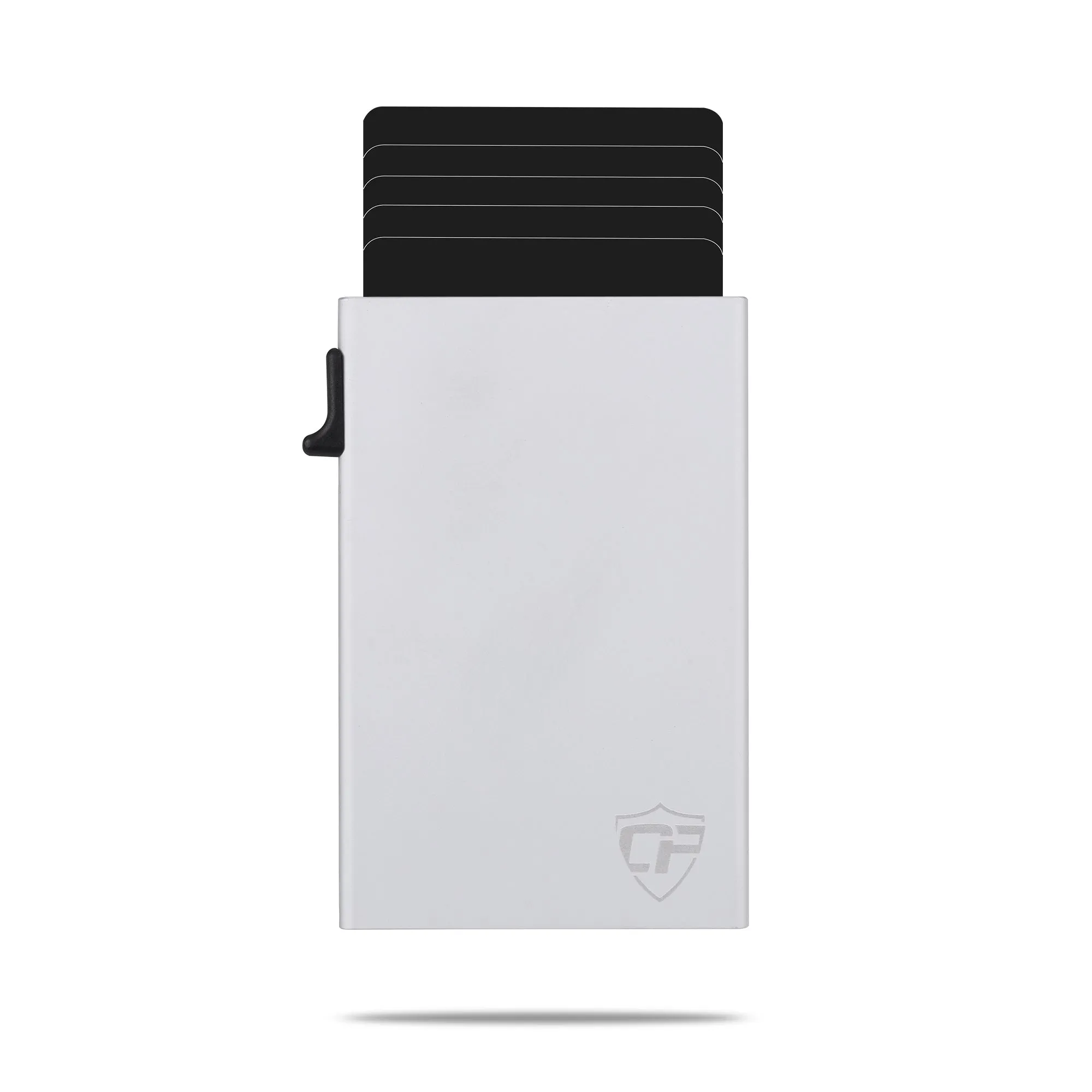 Card Blocr Credit Card Holder Silver Trigger Wallet